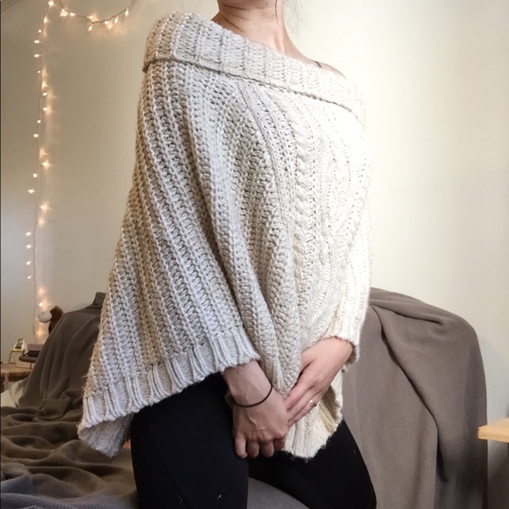 Cozy Knitted Poncho